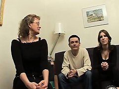DrTuber French Mature Francoise Fucked In Threesome
